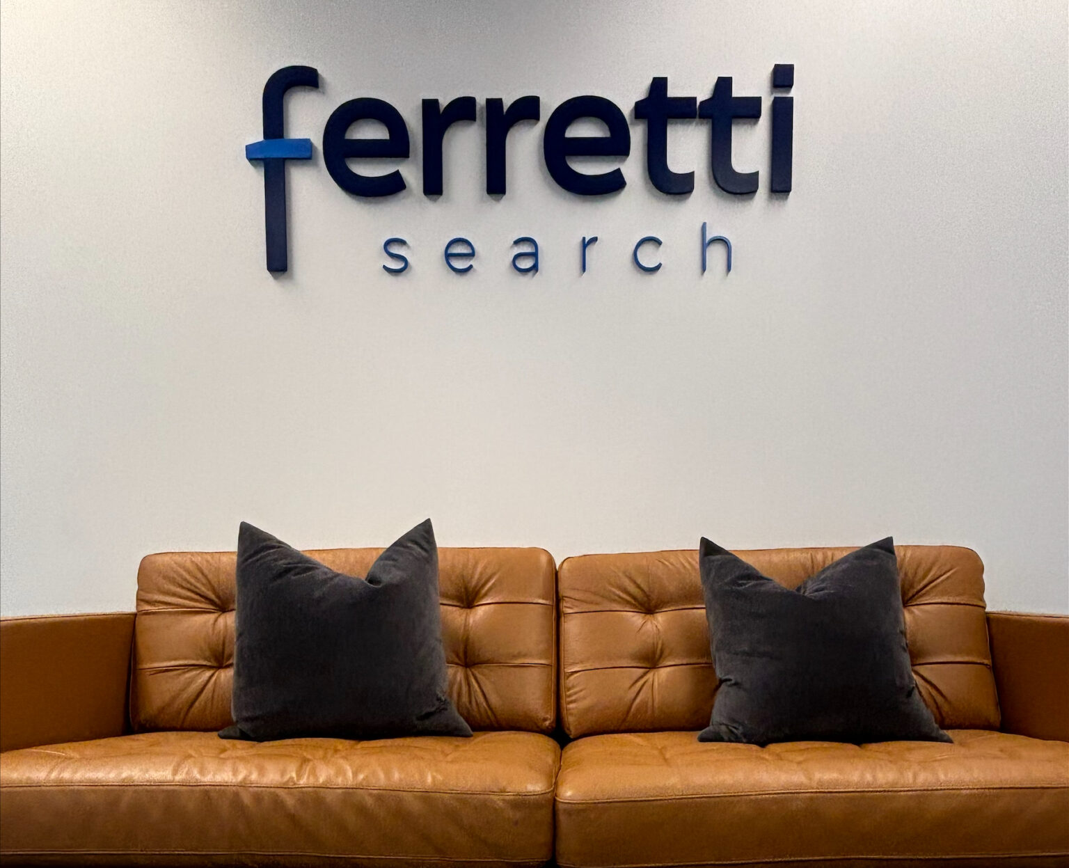 Ferretti Search office with logo